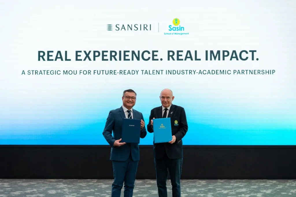 Sasin and Sansiri Partner to Develop Future Business Leaders