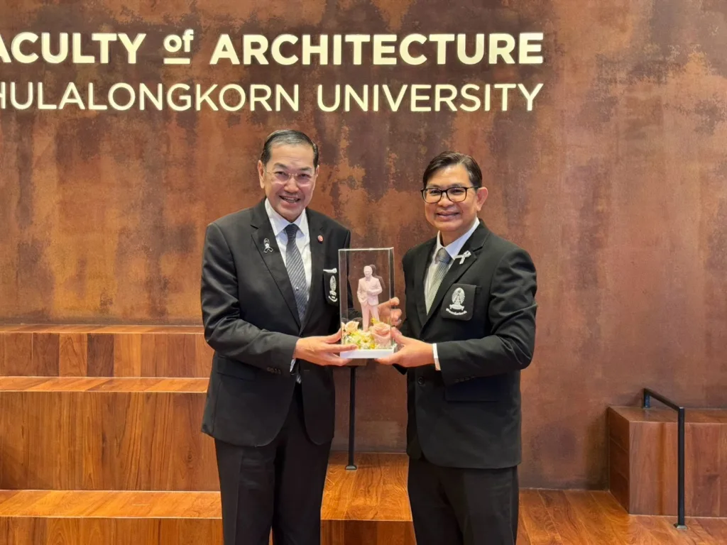 นายกสภาจุฬาฯ เยี่ยมชมคณะสถาปัตย์ ชมความก้าวหน้าด้านวิชาการวิจัย นวัตกรรม