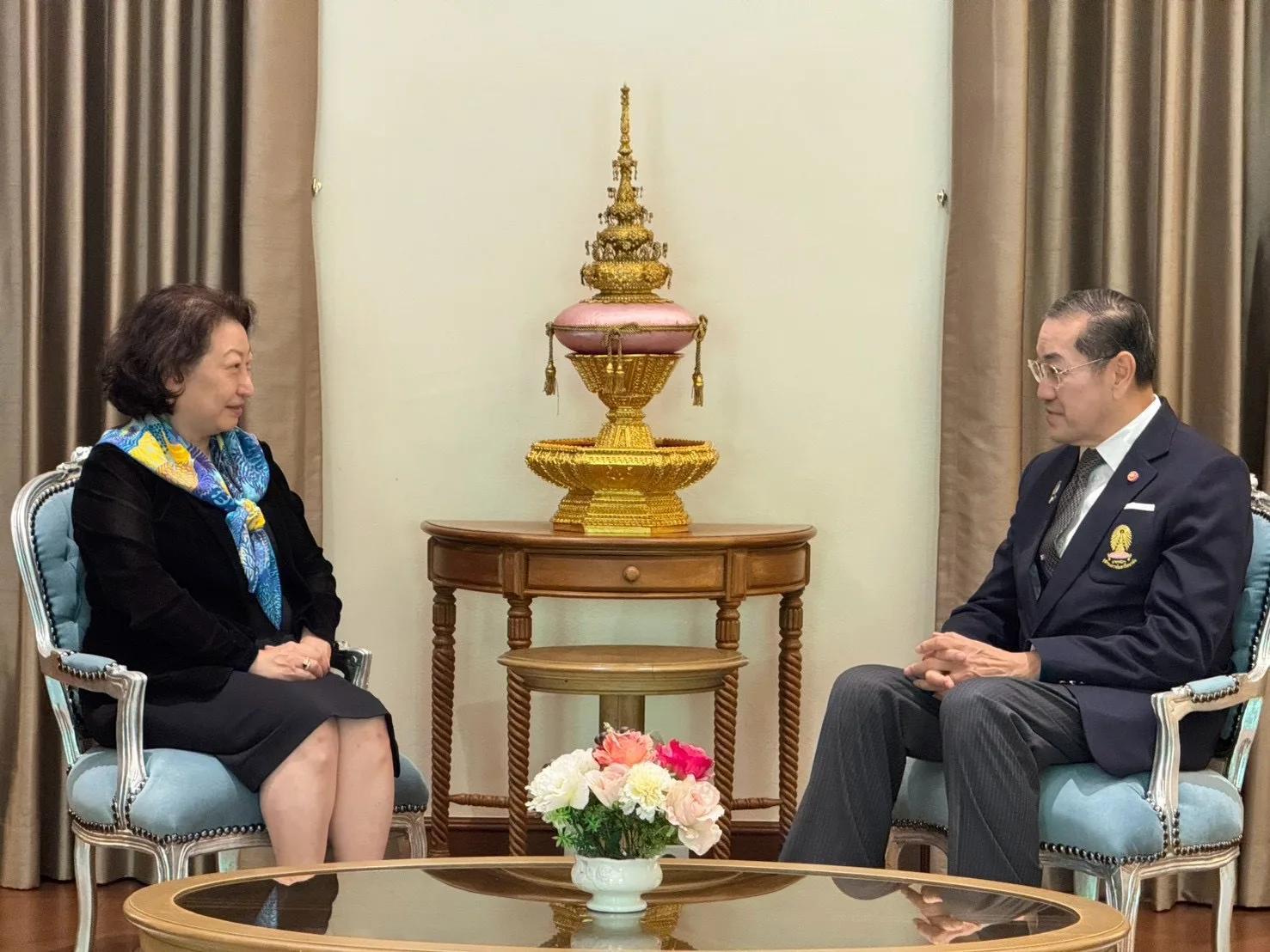 Chairman of Chulalongkorn University Council Welcomes IOMed Secretary-General  