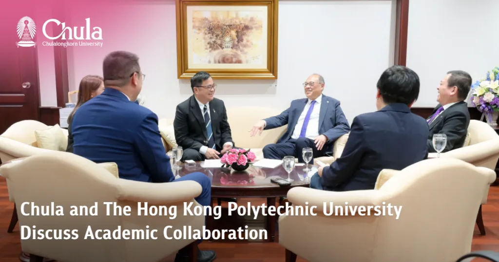 Chula and The Hong Kong Polytechnic University Discuss Academic Collaboration