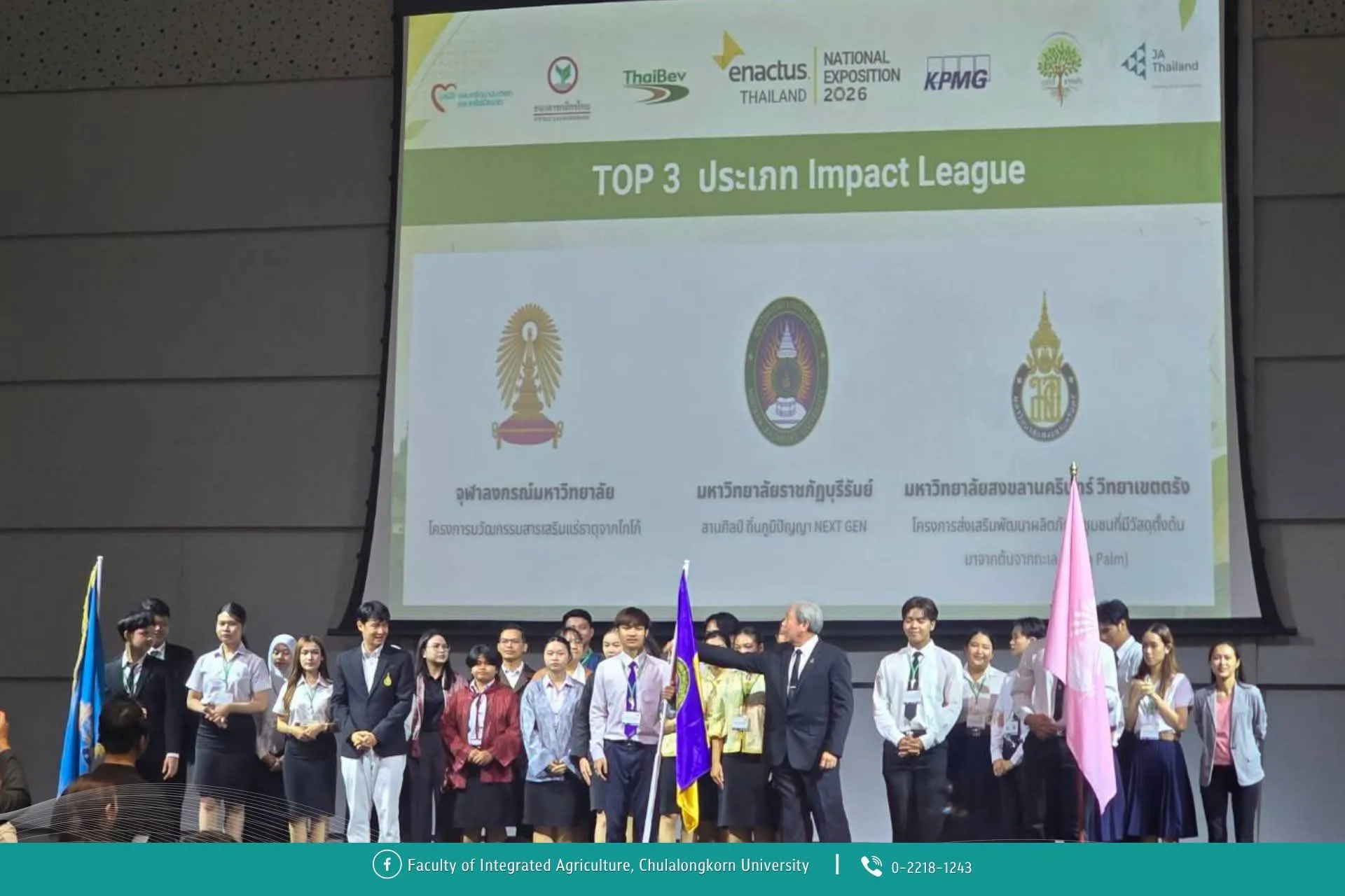 Chula Students Take Top Honors at Enactus Thailand 2026 with Social Impact Innovations