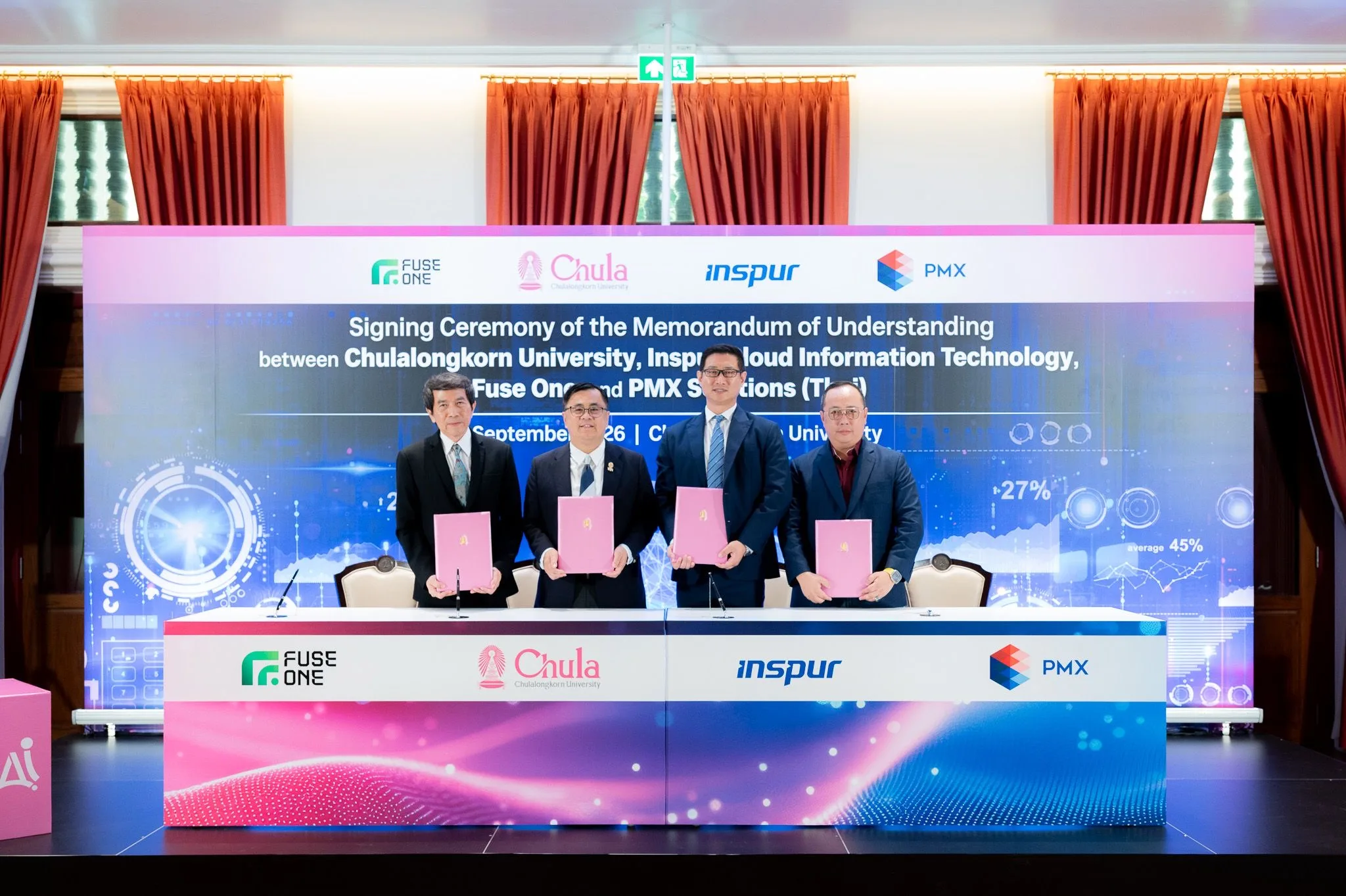 Chula Partners with Companies to Establish Chula AI Lab