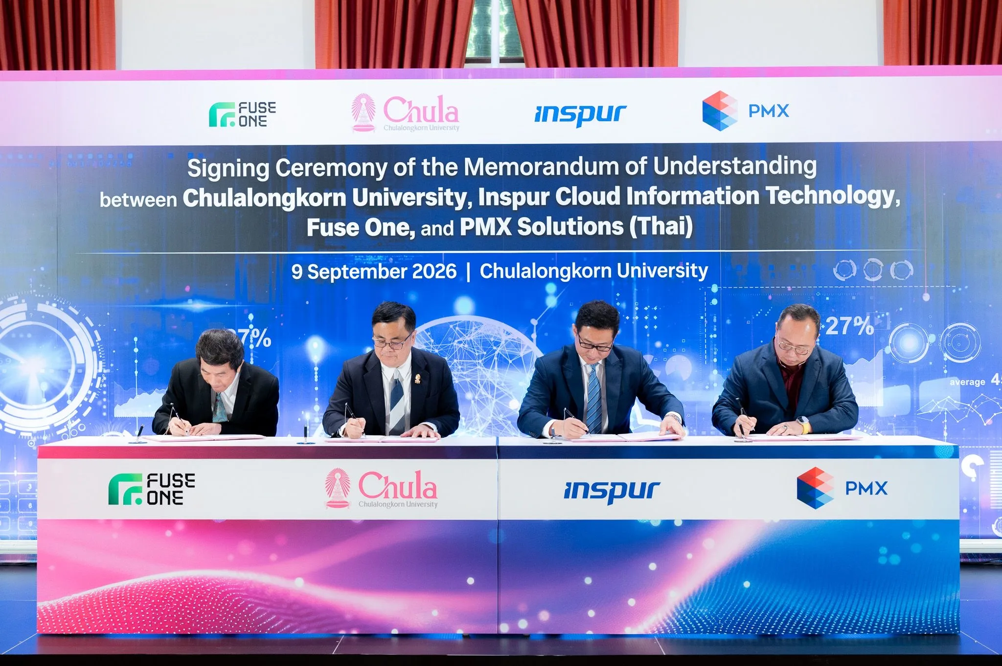Chula Partners with Companies to Establish Chula AI Lab