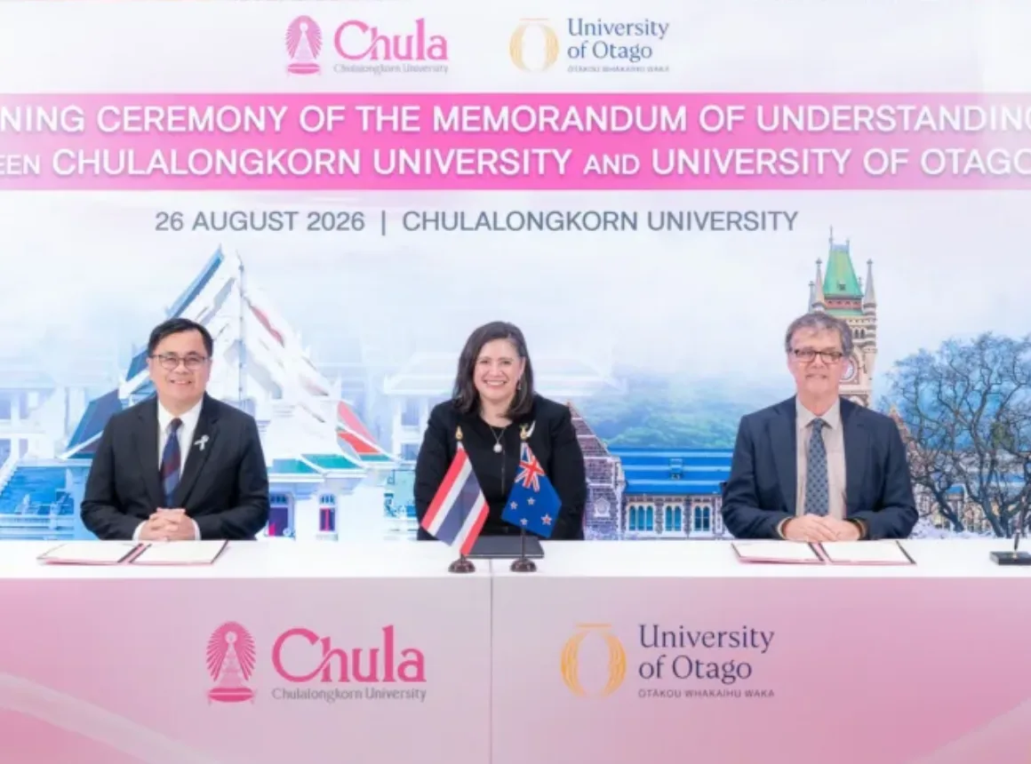 Chula Signs MoU with the University of Otago to Strengthen Academic Collaboration 