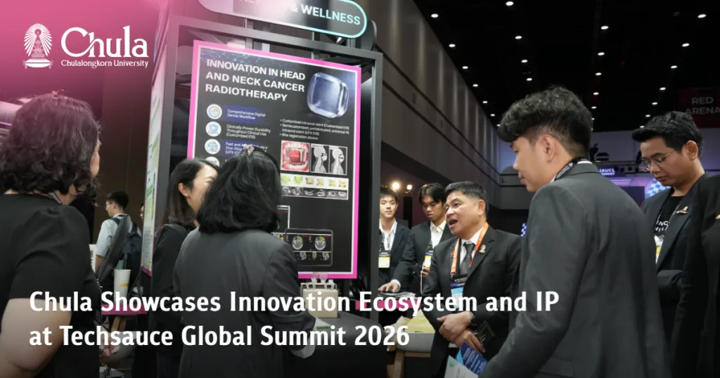 Chula Showcases Innovation Ecosystem and IP at Techsauce Global Summit 2026 