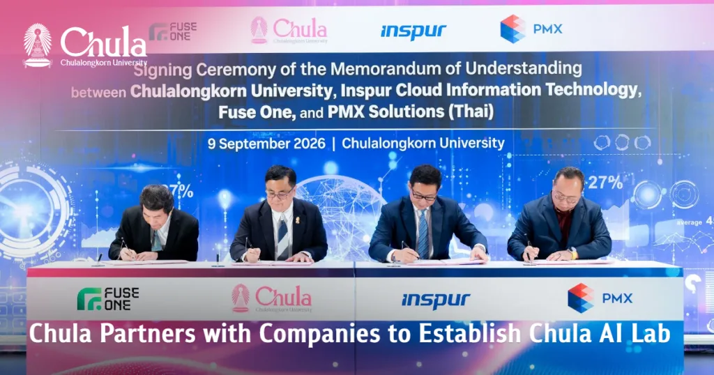 Chula Partners with Companies to Establish Chula AI Lab