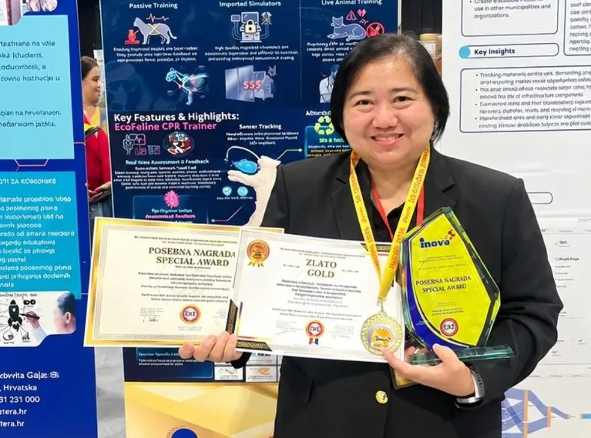 Saving Cats Through Innovation Chula’s Mixed-Reality CPR Trainer Wins Two Awards at INOVA 2026 