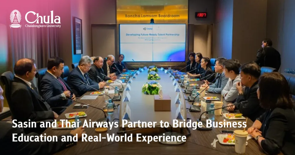 Sasin and Thai Airways Partner to Bridge Business Education and Real-World Experience 